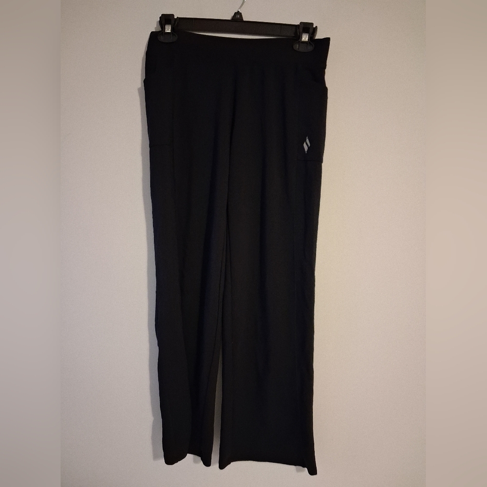 Skechers Women's Wide Leg Black Pants - Picture 2 of 7